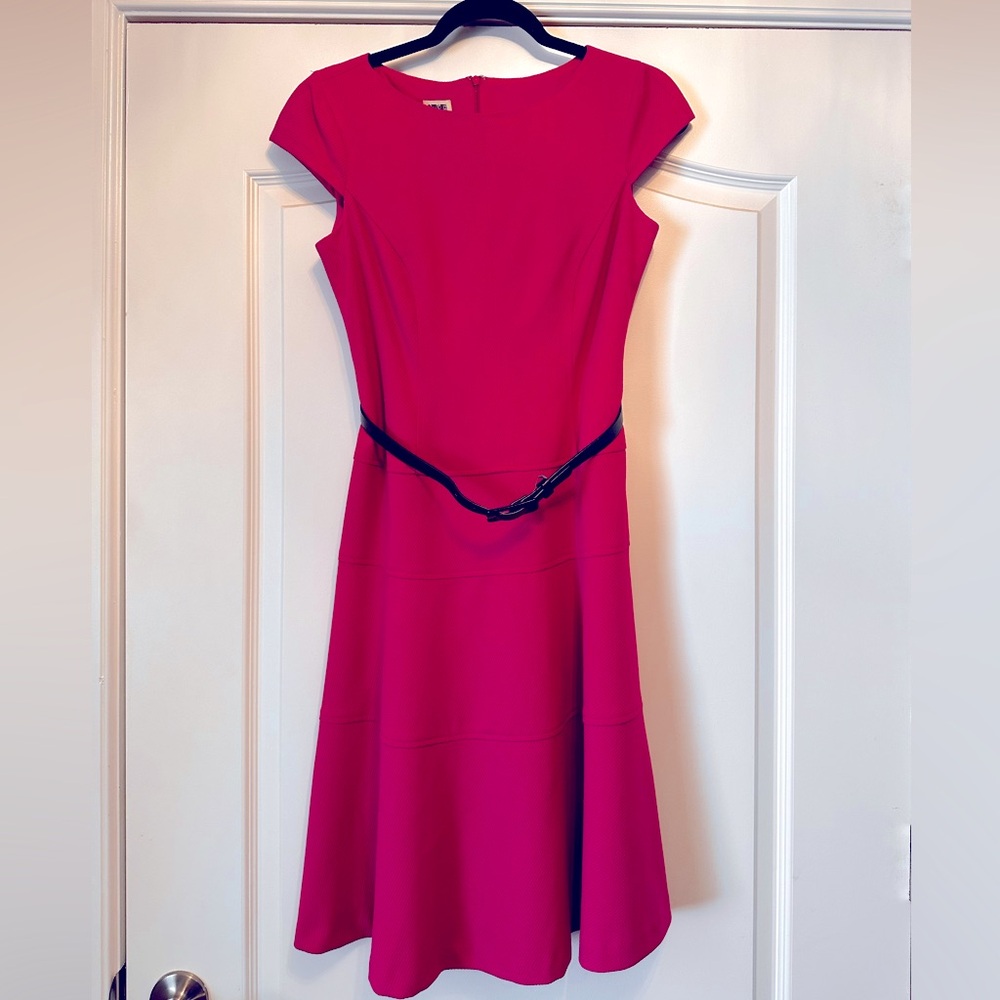 Anne Klein Short Dress Size 2 Fuschia